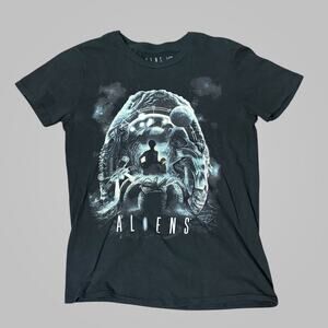 Fright Rags Aliens Shirt Small Xenomorph Queen Ripley Horror Movie Tee OOP 2016